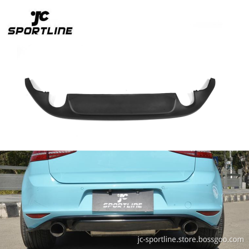 Golf7 MK7 Clubsport Style Rear Bumper Diffuser for VW GTI/R Hatchback 2014-2017
